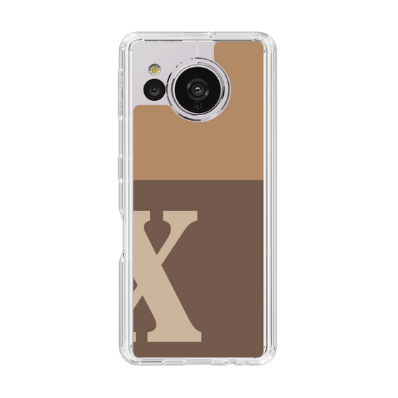 Slim Protection Case［ Original - initial two tone - X brown ］