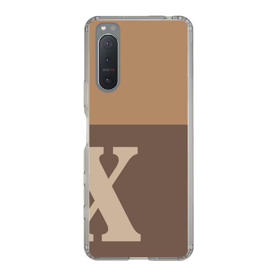 Slim Protection Case［ Original - initial two tone - X brown ］