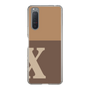 Slim Protection Case［ Original - initial two tone - X brown ］