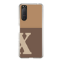 Slim Protection Case［ Original - initial two tone - X brown ］