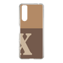 Slim Protection Case［ Original - initial two tone - X brown ］