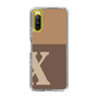 Slim Protection Case［ Original - initial two tone - X brown ］