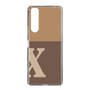 Slim Protection Case［ Original - initial two tone - X brown ］