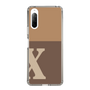 Slim Protection Case［ Original - initial two tone - X brown ］