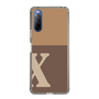 Slim Protection Case［ Original - initial two tone - X brown ］