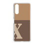 Slim Protection Case［ Original - initial two tone - X brown ］