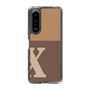 Slim Protection Case［ Original - initial two tone - X brown ］