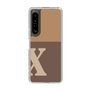 Slim Protection Case［ Original - initial two tone - X brown ］