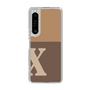 Slim Protection Case［ Original - initial two tone - X brown ］