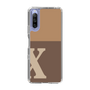 Slim Protection Case［ Original - initial two tone - X brown ］