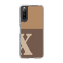 Slim Protection Case［ Original - initial two tone - X brown ］