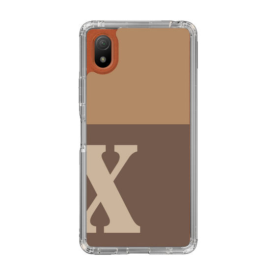 Slim Protection Case［ Original - initial two tone - X brown ］