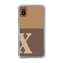 Slim Protection Case［ Original - initial two tone - X brown ］