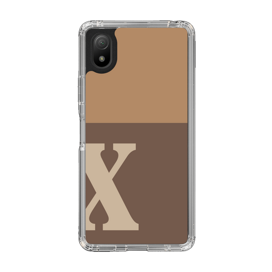 Slim Protection Case［ Original - initial two tone - X brown ］