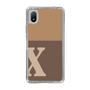 Slim Protection Case［ Original - initial two tone - X brown ］