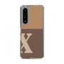 Slim Protection Case［ Original - initial two tone - X brown ］