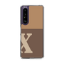 Slim Protection Case［ Original - initial two tone - X brown ］
