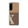 Slim Protection Case［ Original - initial two tone - X brown ］