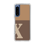 Slim Protection Case［ Original - initial two tone - X brown ］