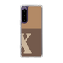 Slim Protection Case［ Original - initial two tone - X brown ］