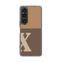 Slim Protection Case［ Original - initial two tone - X brown ］