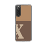 Slim Protection Case［ Original - initial two tone - X brown ］