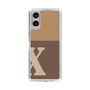 Slim Protection Case［ Original - initial two tone - X brown ］