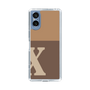 Slim Protection Case［ Original - initial two tone - X brown ］