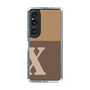 Slim Protection Case［ Original - initial two tone - X brown ］