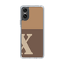 Slim Protection Case［ Original - initial two tone - X brown ］