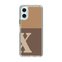 Slim Protection Case［ Original - initial two tone - X brown ］