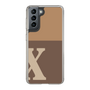 Slim Protection Case［ Original - initial two tone - X brown ］