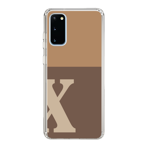Slim Protection Case［ Original - initial two tone - X brown ］