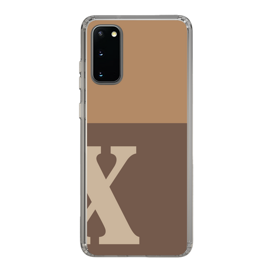 Slim Protection Case［ Original - initial two tone - X brown ］