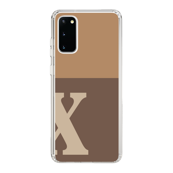 Slim Protection Case［ Original - initial two tone - X brown ］