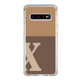Slim Protection Case［ Original - initial two tone - X brown ］