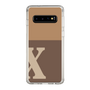 Slim Protection Case［ Original - initial two tone - X brown ］