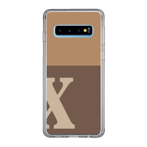Slim Protection Case［ Original - initial two tone - X brown ］