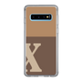 Slim Protection Case［ Original - initial two tone - X brown ］