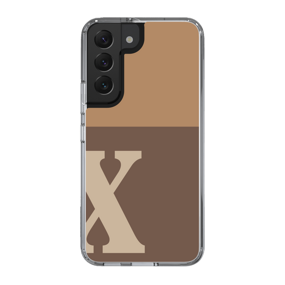 Slim Protection Case［ Original - initial two tone - X brown ］