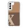 Slim Protection Case［ Original - initial two tone - X brown ］