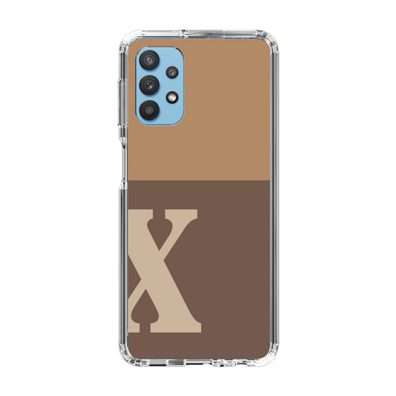 Slim Protection Case［ Original - initial two tone - X brown ］