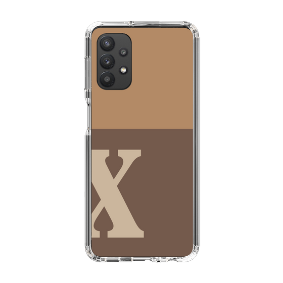 Slim Protection Case［ Original - initial two tone - X brown ］