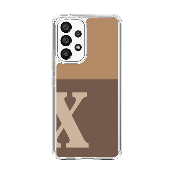 Slim Protection Case［ Original - initial two tone - X brown ］