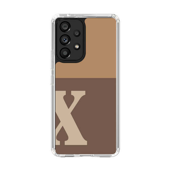 Slim Protection Case［ Original - initial two tone - X brown ］