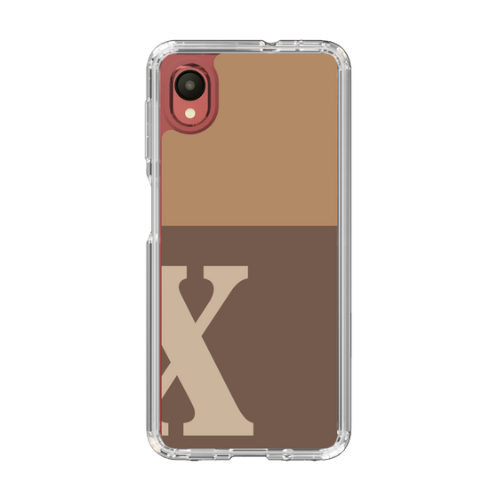Slim Protection Case［ Original - initial two tone - X brown ］