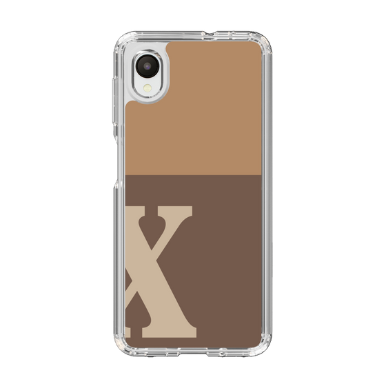 Slim Protection Case［ Original - initial two tone - X brown ］