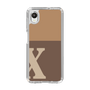Slim Protection Case［ Original - initial two tone - X brown ］