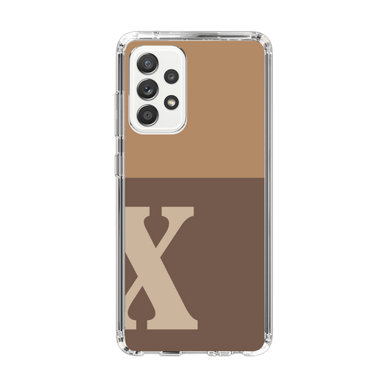 Slim Protection Case［ Original - initial two tone - X brown ］