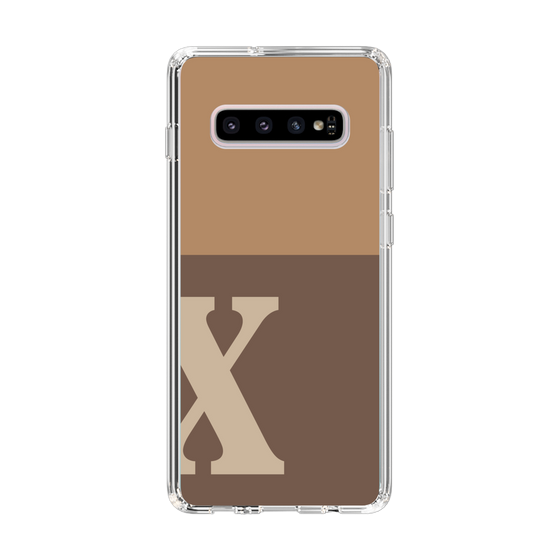 Slim Protection Case［ Original - initial two tone - X brown ］